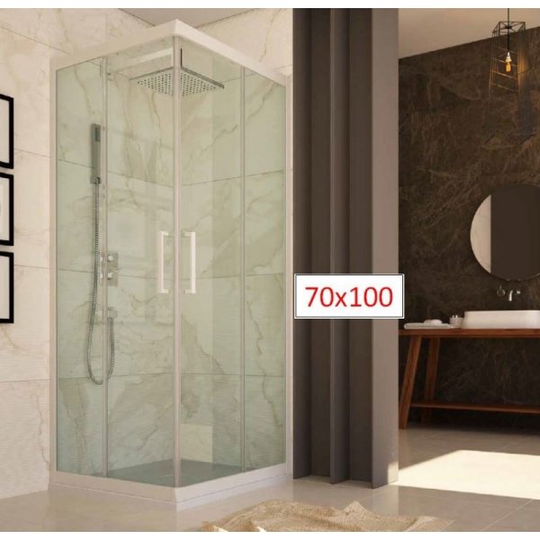 Evolution Forte box doccia angolo 70x100